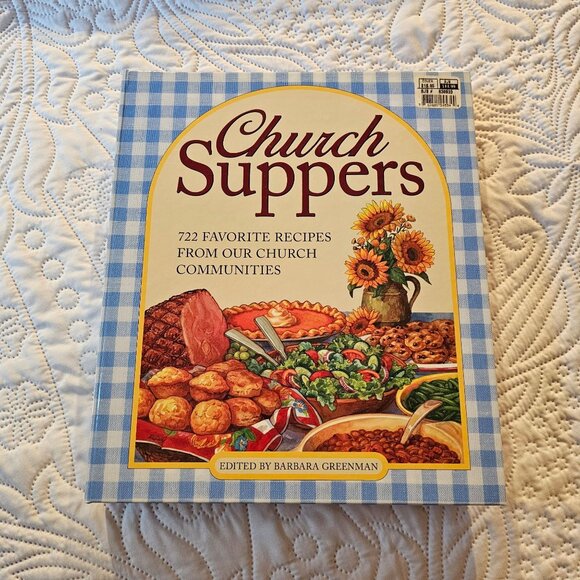 Church Suppers Cookbook By Barbara Greenman 2005 Spiral-Bound 722 Recipes - Picture 1 of 9
